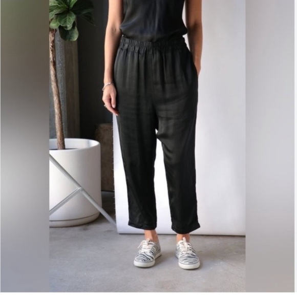 Nili Lotan Safi Pants Pull On Drawstring Wool Blend Excellent $450. Size S - Picture 6 of 8